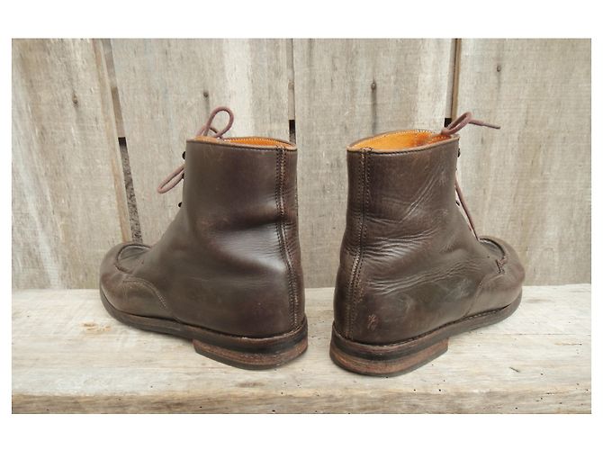 Botines paraboot modelo Beaulieu p  37,5 Marrón oscuro - vista 6