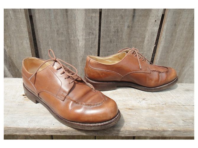 derbies Paraboot modèle Chambort p 37,5 Marron clair - vue 4
