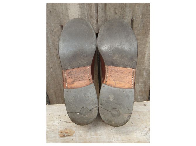 derbies Paraboot modèle Chambort p 37,5 Marron clair - vue 7