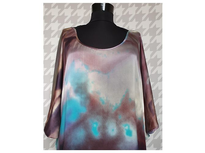 Vestido de seda Designers Remix Multicolor - vista 2