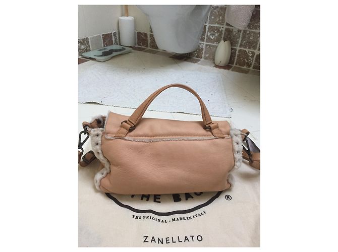 Zanellato Borsa messenger in montone Caramello - vista 3
