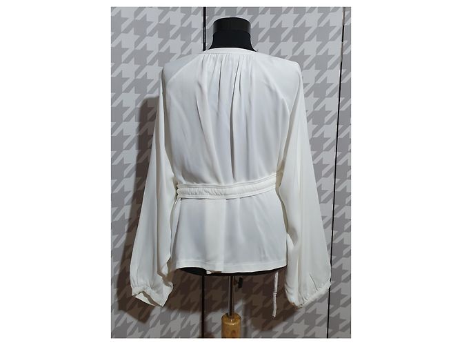 Les Benjamins White Polyester Jacket - view 6