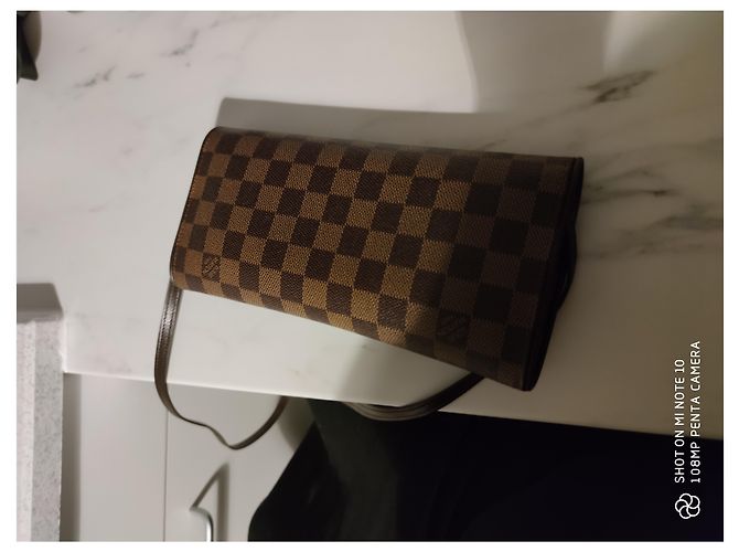 Louis Vuitton Florentine Damier Lona Marrón Castaño - vista 2