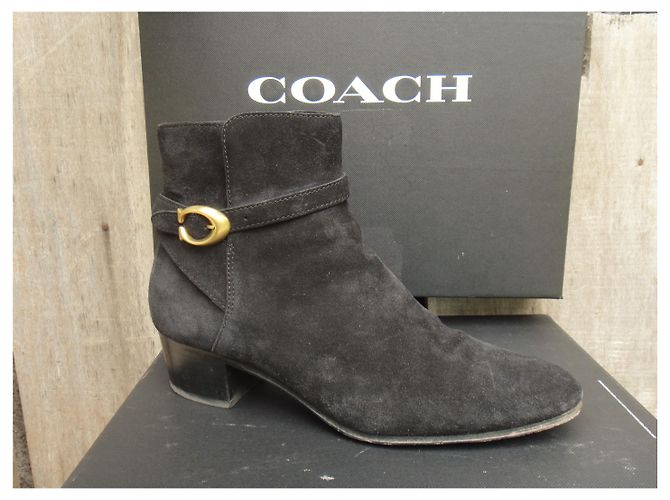 Stivali da coach modello Crystie Nero - vista 10