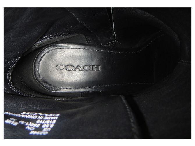 Stivali da coach modello Crystie Nero - vista 7