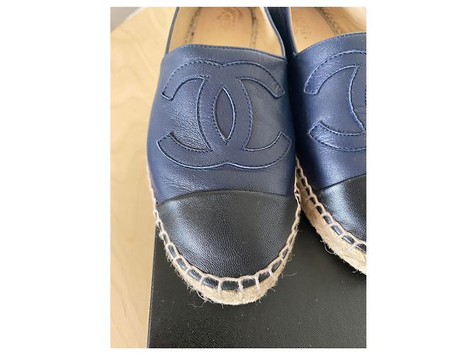 Chanel Espadrilles Black Navy blue - view 5
