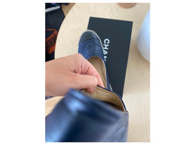 Chanel Espadrilles Black Navy blue - view 7