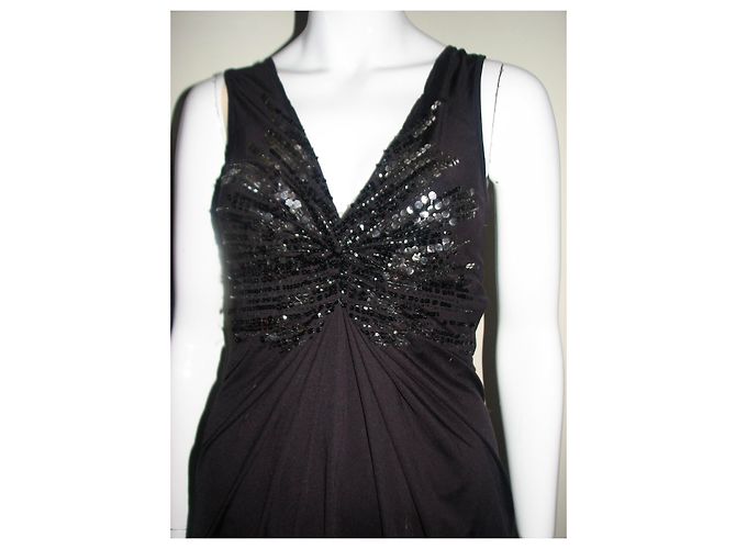 Pinko schwarzes Kleid mit Pailletten - Ansicht 2