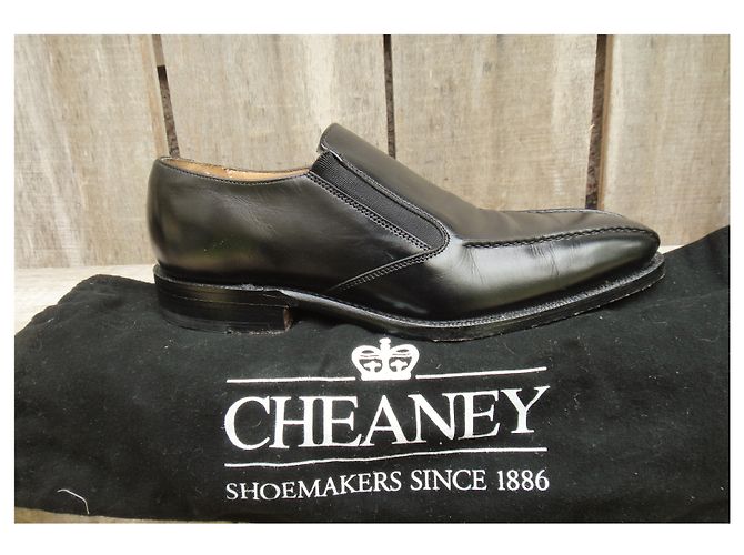 Autre Marque Mocassini Cheaney Corey in pelle nera 40 Nero - vista 2