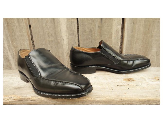 Autre Marque Mocassini Cheaney Corey in pelle nera 40 Nero - vista 3