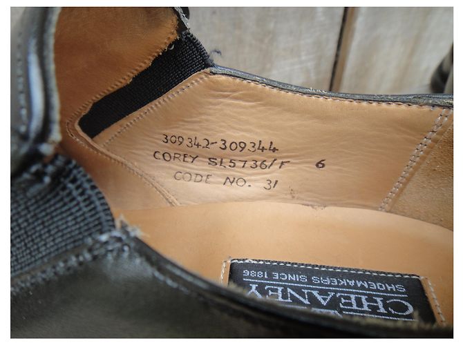 Autre Marque Mocassini Cheaney Corey in pelle nera 40 Nero - vista 6