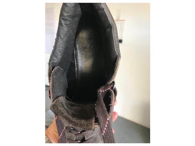 Moncler Men's Lambskin Boots Brown - view 4