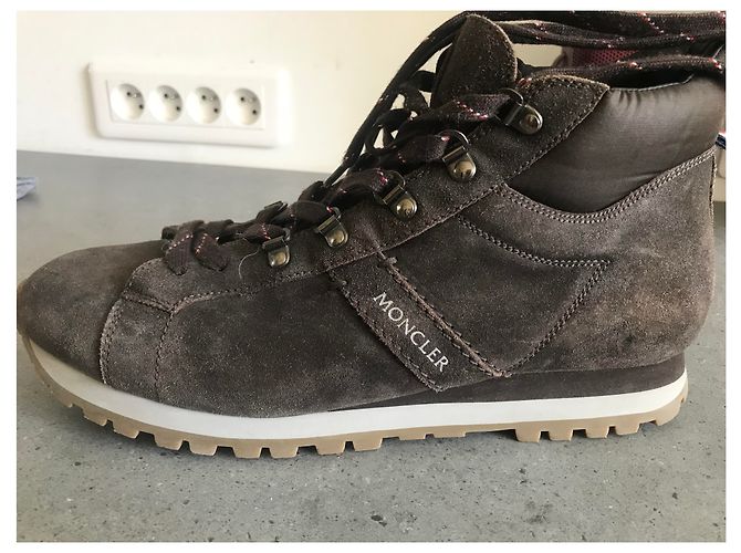 Moncler Men's Lambskin Boots Brown - view 5
