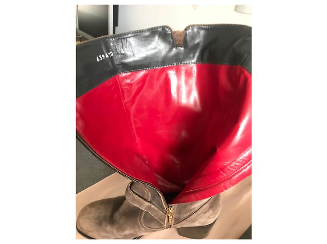Botas Cesare Paciotti de piel bronce - vista 4