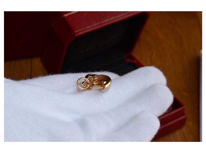Love Orecchini Cartier Trinity in oro bianco, oro giallo e oro rosa - vista 6