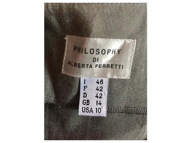 Philosophy Di Alberta Ferretti Midikleid Grau - Ansicht 5