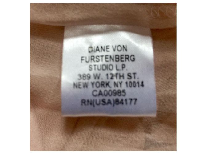 Diane Von Furstenberg DvF Vintage wrap dress Black Pink - view 7
