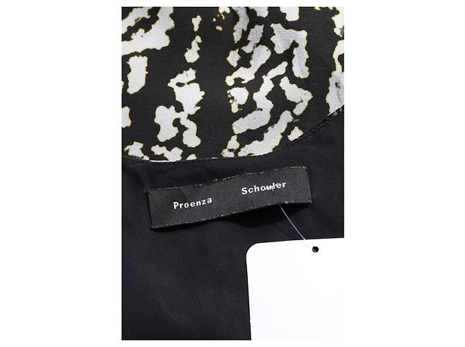 Canotta in seta Proenza Schouler multicolore - vista 3