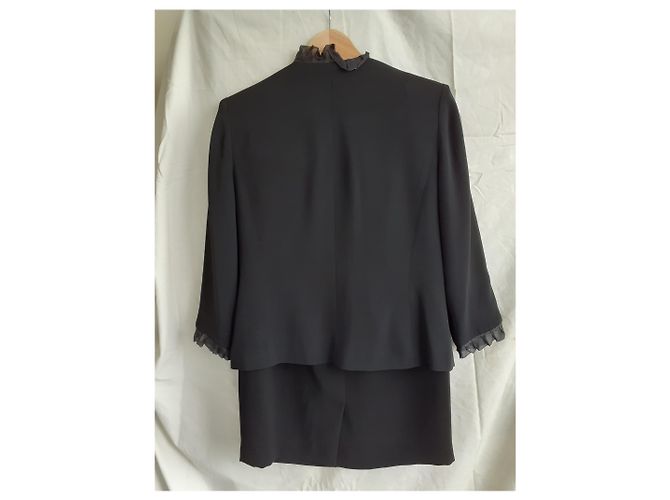 Completo smoking in seta Weill Nero - vista 2