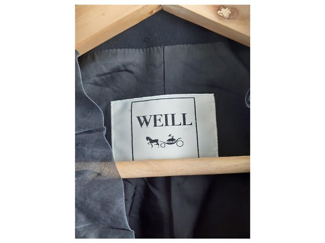 Completo smoking in seta Weill Nero - vista 3