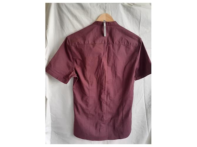 Camisa Asos de algodón ciruela - vista 2