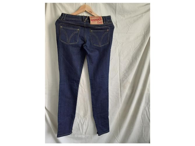 Jeans Slim D&G con cremallera en el tobillo Azul Denim - vista 2
