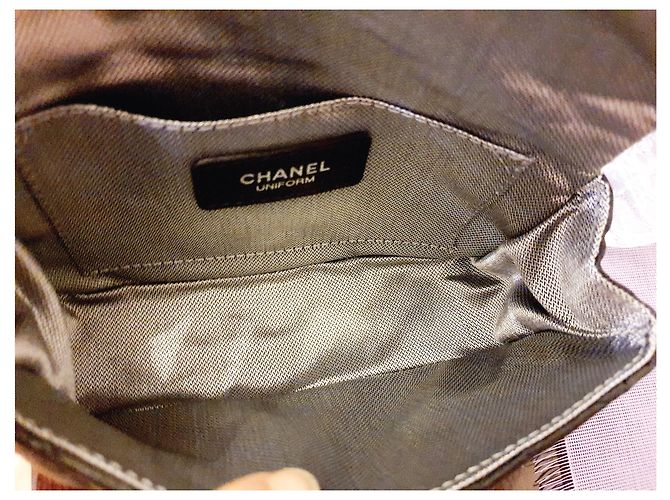 Pochette con cintura chanel chanel Nero Metallico - vista 11