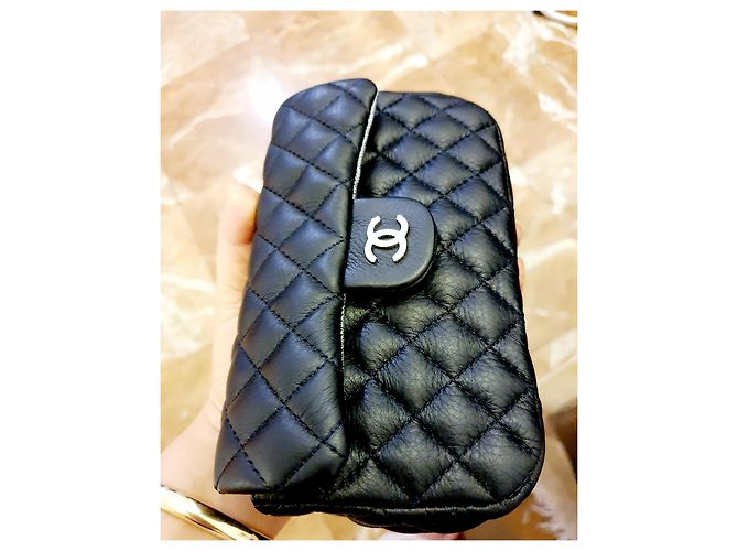 Pochette con cintura chanel chanel Nero Metallico - vista 12