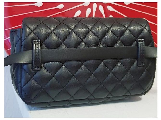 Pochette con cintura chanel chanel Nero Metallico - vista 2