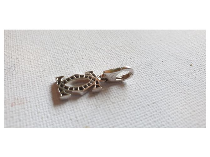 Pendente Cartier in oro bianco e diamanti Argento - vista 3