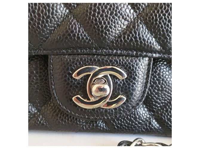 Sac à main Chanel mini Timeless Nero - vista 3