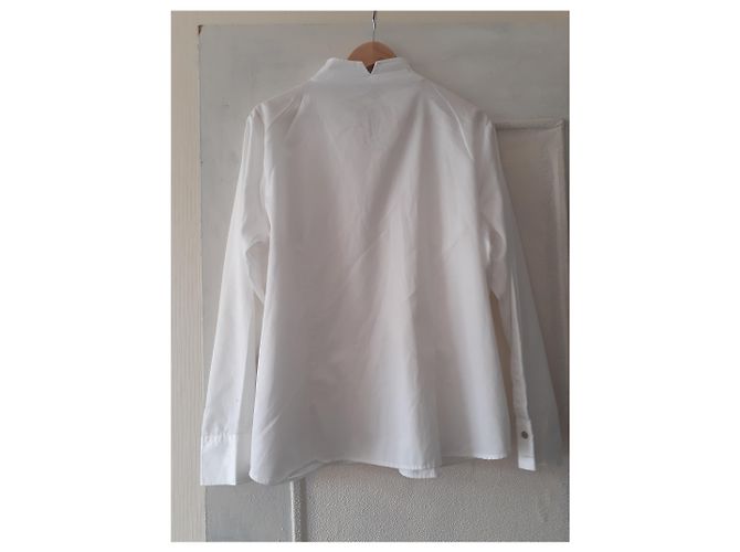 Autre Marque Camicia ETERNA bianca in cotone con gemelli Bianco - vista 2