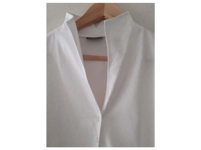 Autre Marque Camicia ETERNA bianca in cotone con gemelli Bianco - vista 4