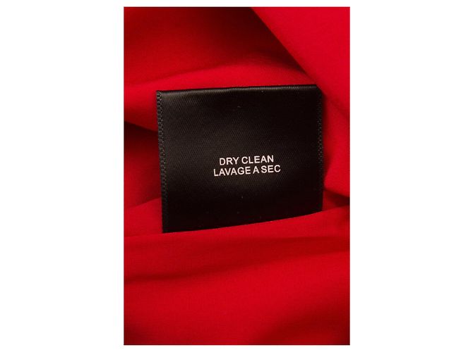 Vestido de crepé rojo Badgley Mischka Roja - vista 6