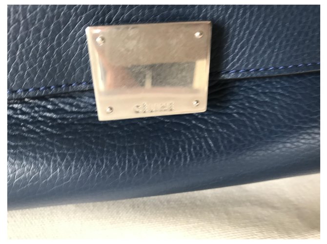 Céline Borsa trapezio GM Celine Blu - vista 6