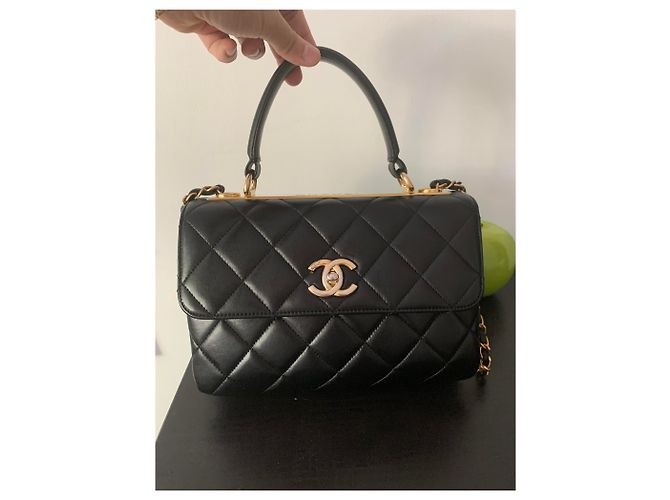 Trendy CC Bolso de moda chanel Negro - vista 8