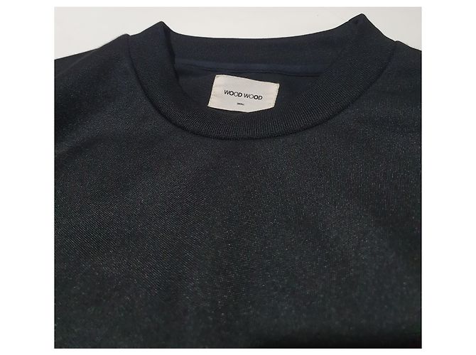 Wood Wood Pullover Schwarz Weiß - Ansicht 3