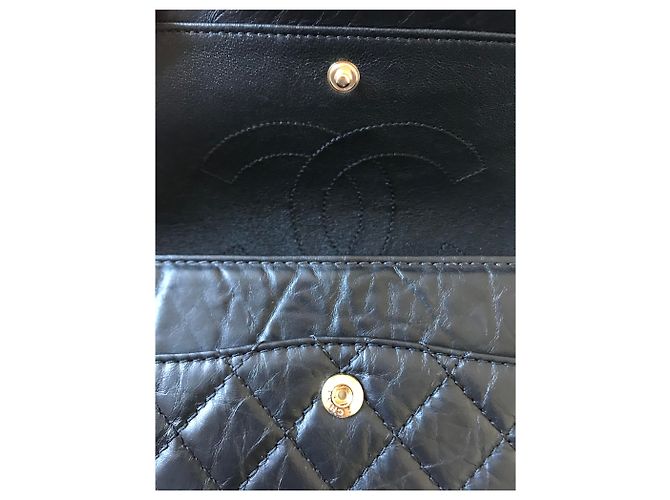 Chanel Reissue 2.55 Borsa con ciondolo da casinò Nero - vista 15