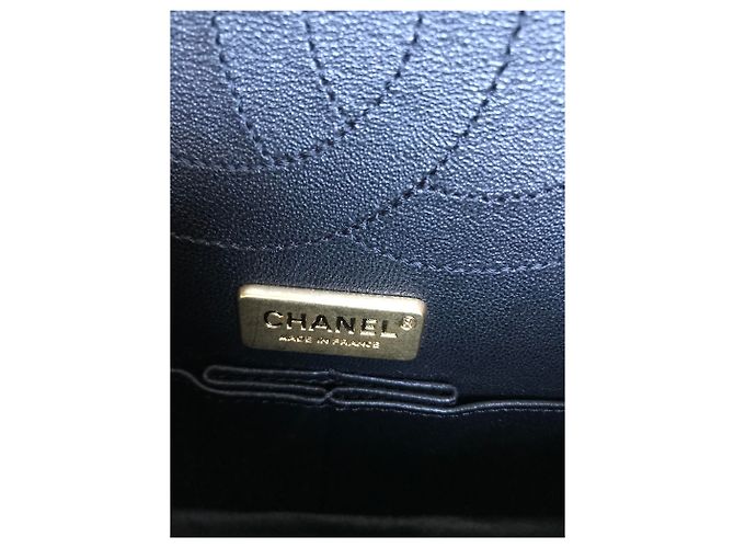 Chanel Reissue 2.55 Borsa con ciondolo da casinò Nero - vista 19