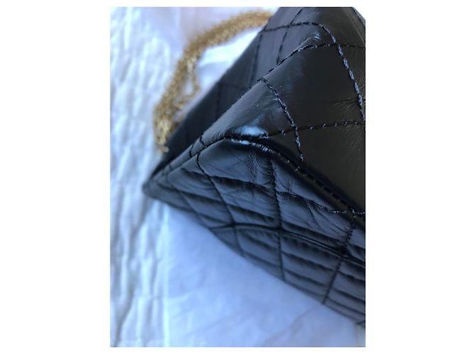 Chanel Reissue 2.55 Borsa con ciondolo da casinò Nero - vista 9