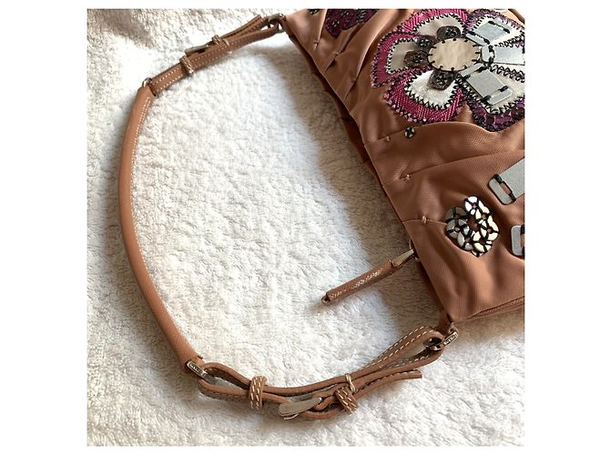 Prada Petit sac en nylon poudre noire - vue 6
