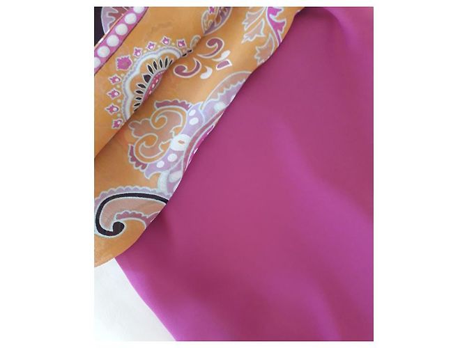 Pantalones de seda de pierna ancha Luisa Spagnoli estampado cachemir Multicolor - vista 3