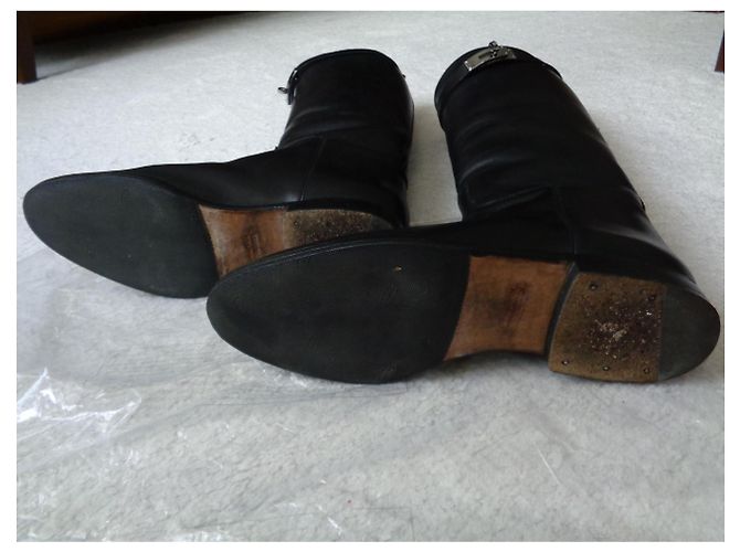 Kelly Hermès Boots Black - view 2