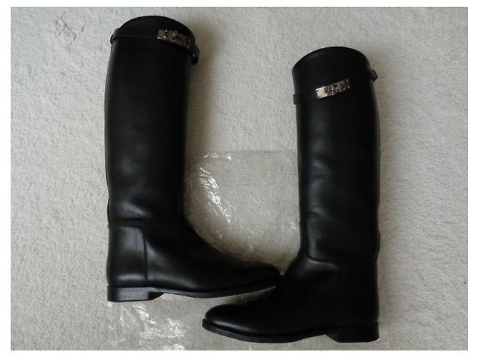 Kelly Hermès Boots Black - view 6
