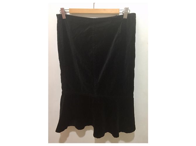 Max Mara Samtrock Schwarz - Ansicht 2