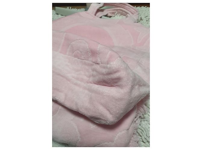 Chanel Strandtasche + Handtuch Pink - Ansicht 5