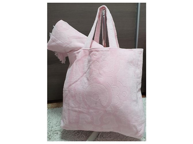 Chanel Strandtasche + Handtuch Pink - Ansicht 9