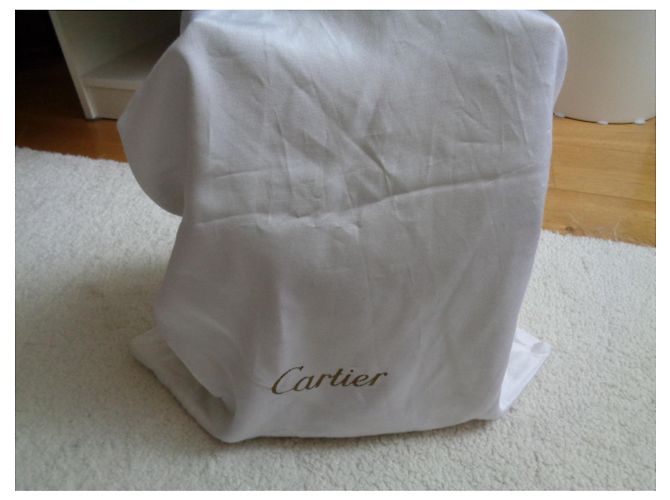 Cartier Panthère Leder Rucksack Schwarz - Ansicht 14