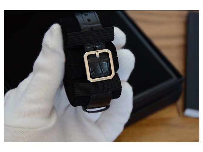 Boyfriend Chanel Boy Friend Uhr Schwarz Silber - Ansicht 3