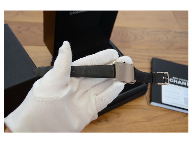 Boyfriend Chanel Boy Friend Uhr Schwarz Silber - Ansicht 5